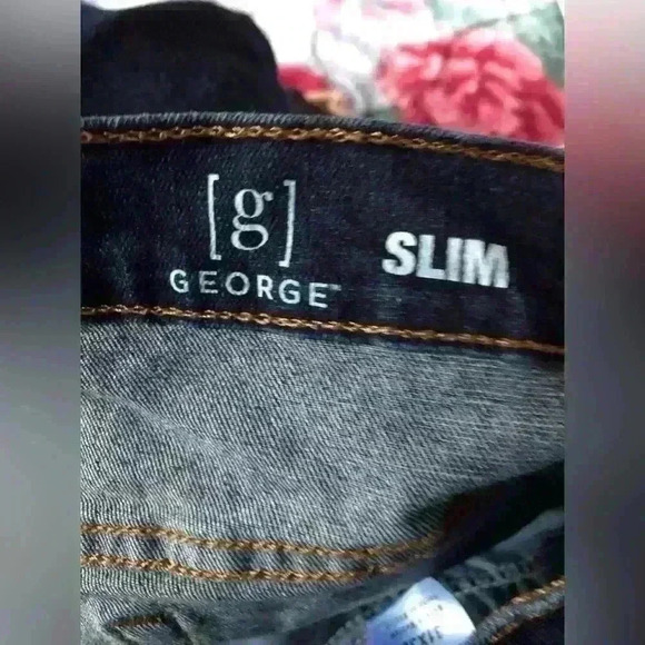 George Slim dark blue jeans 31x30 mens - Picture 4 of 7